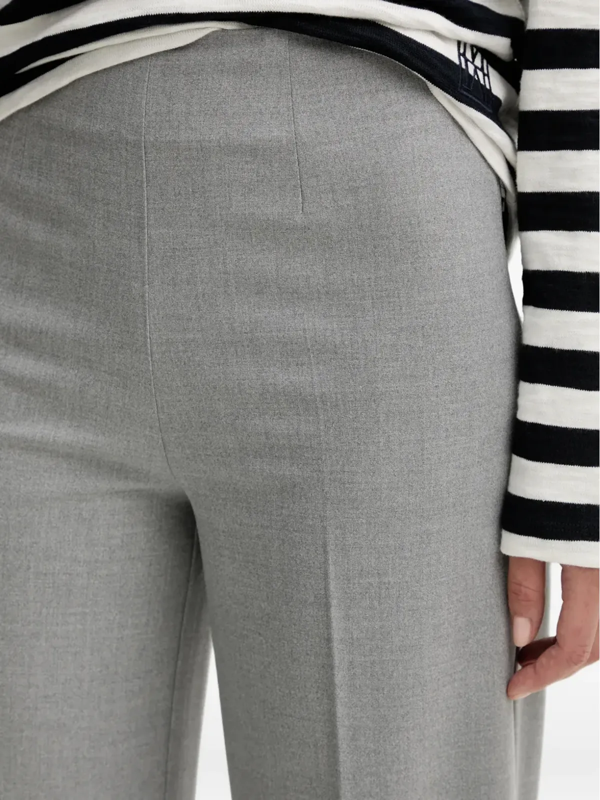 Marc O'Polo バックポケットパンツ グレー - 画像4