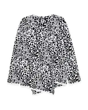 Black Comme Des Garçons アニマルプリントスウェットシャツ - サムネイル1