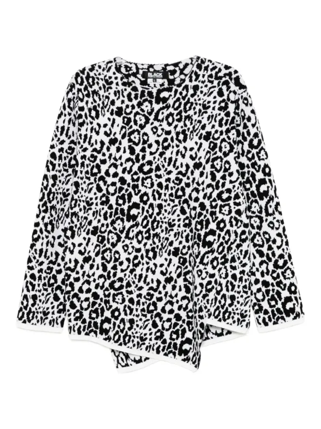 Black Comme des Garçons Black Comme Des Garçons アニマルプリントスウェットシャツの商品画像