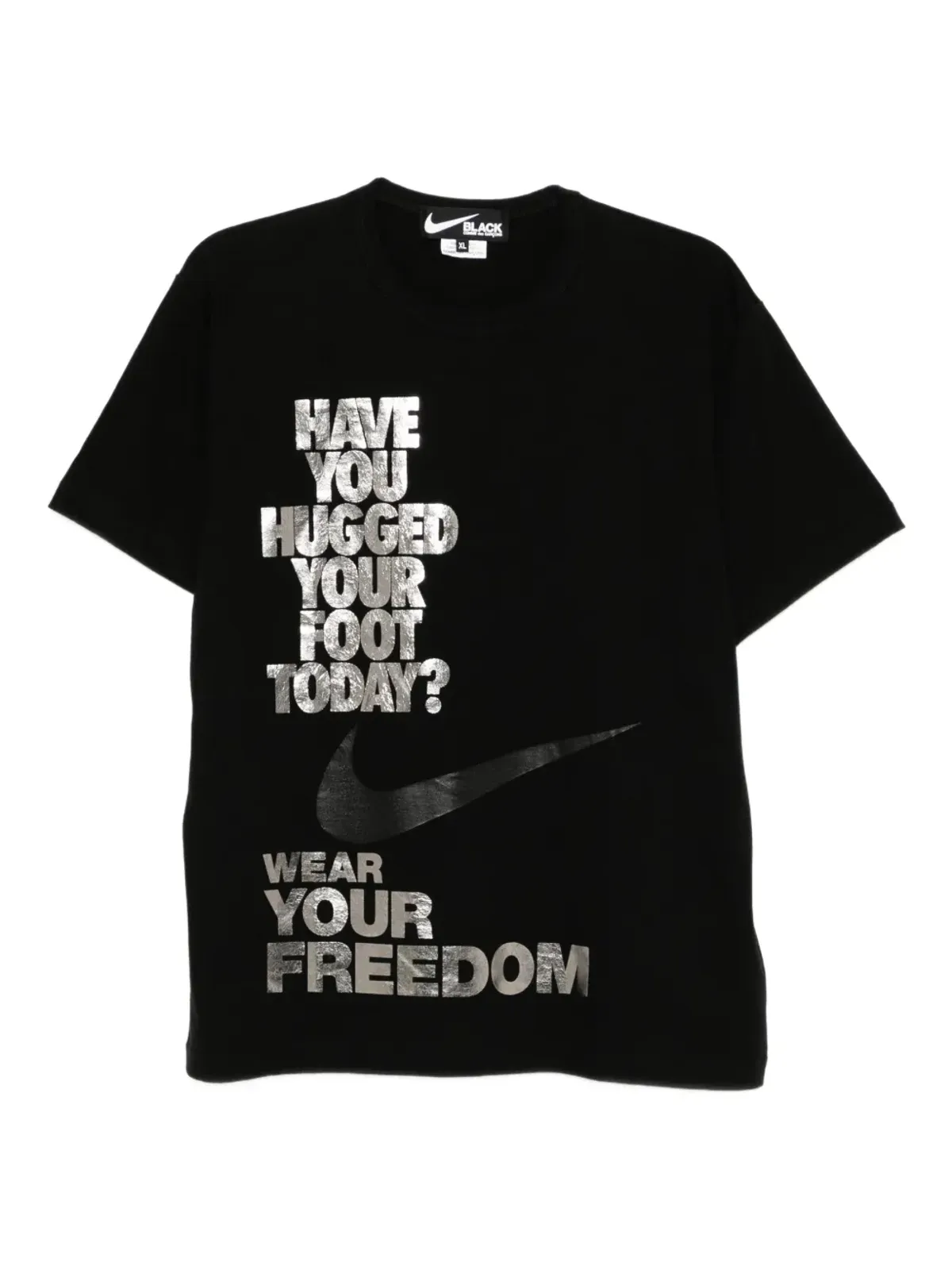 Black Comme Des Garçons x Nike Freedom T-shirt - 画像1