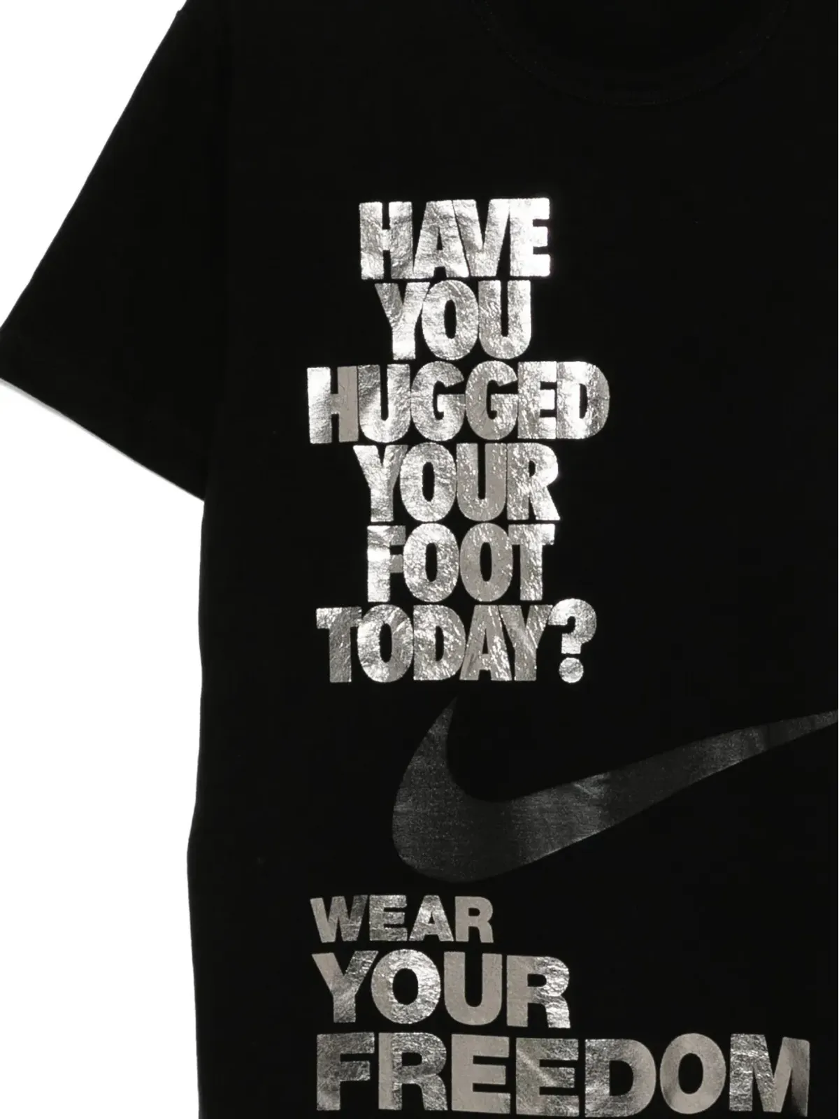 Black Comme Des Garçons x Nike Freedom T-shirt - 画像3