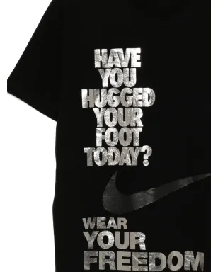 Black Comme Des Garçons x Nike Freedom T-shirt - サムネイル3