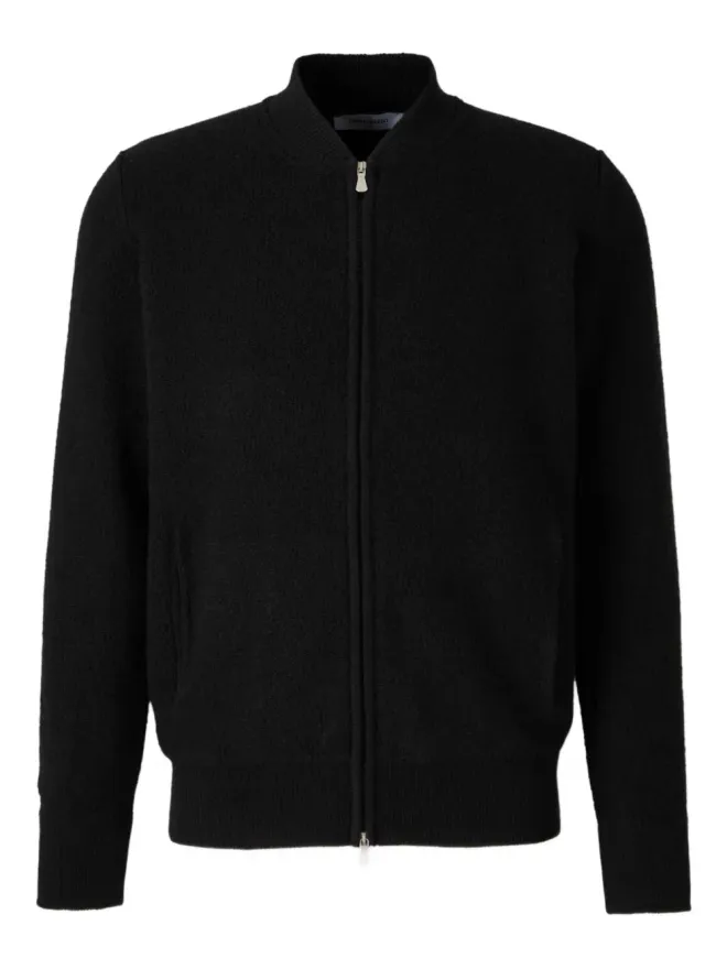 Gran Sasso Gran Sasso ジップフロントリブ編みカーディガンの商品画像