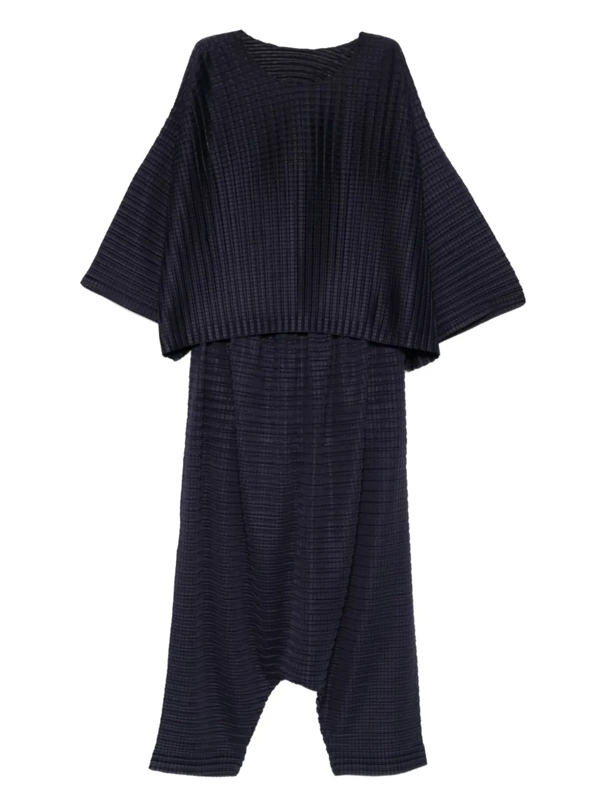Issey Miyake Pre-Owned 2010 pleated suit - Purple - 画像1