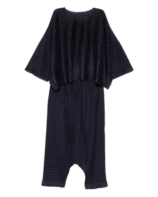 Issey Miyake Pre-Owned 2010 pleated suit - Purple - サムネイル2