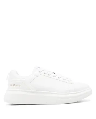LIU JO platform leather sneakers - White - サムネイル1