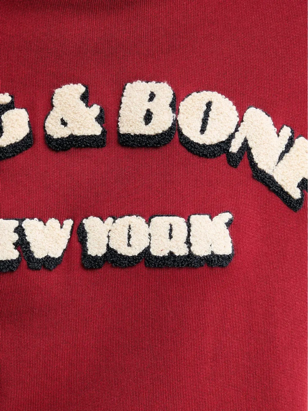 rag & bone ロゴアップリケ・スウェットシャツ - 画像5