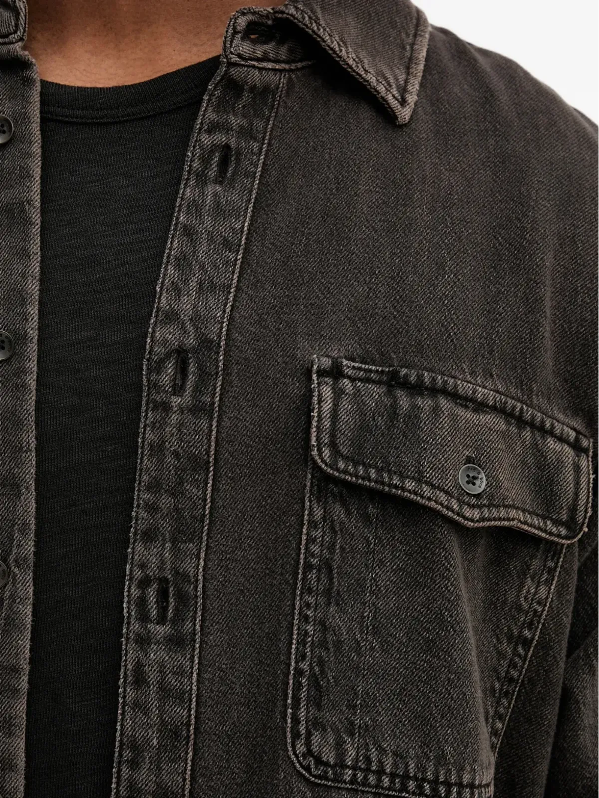 rag & bone ボタン留めポケットオーバーシャツ - 画像5
