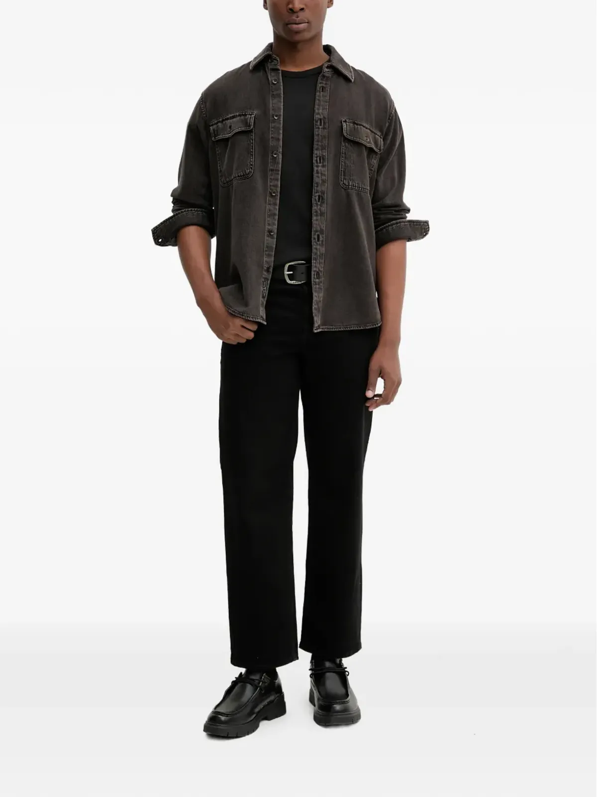 rag & bone ボタン留めポケットオーバーシャツ - 画像2