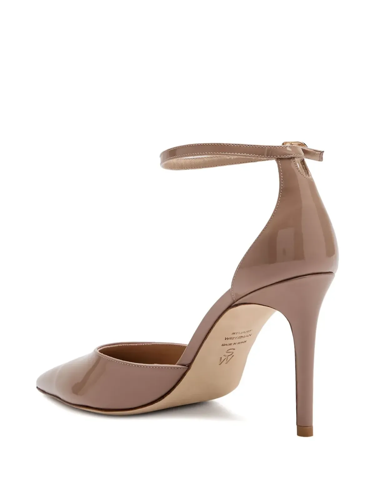 Stuart Weitzman パワーストラップ付きヒールパンプス - 画像2