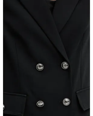GUESS USA ダブルブレストブレザー（ブラック） - サムネイル4