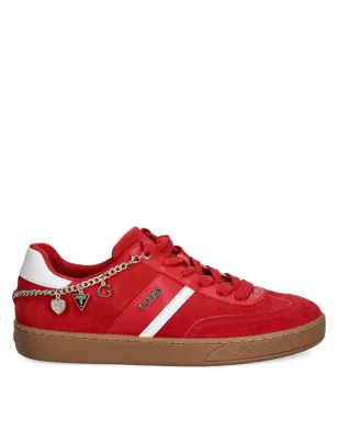 GUESS USA Naoko チェーンディテール スニーカー レッド - サムネイル1