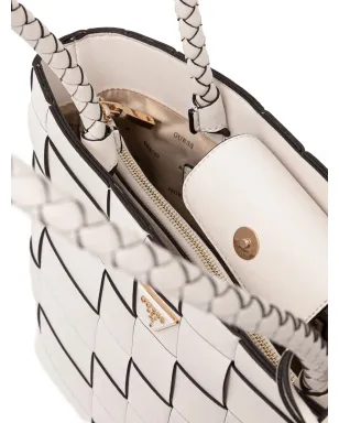GUESS USA 編み込みハンドルのトートバッグ - サムネイル5