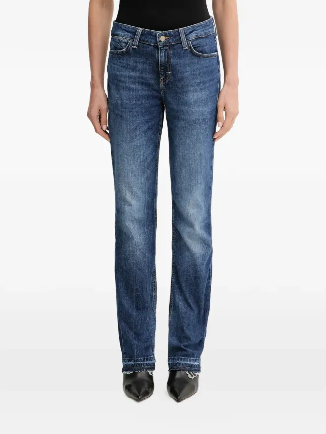 GUESS USA GUESS USA 切りっぱなしヘムのストレートジーンズの商品画像