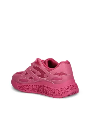 GUESS USA メッシュパネルスニーカー ピンク - サムネイル4
