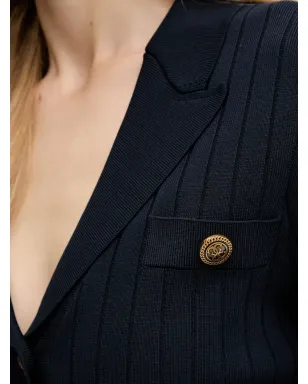 GUESS USA ボタン留めリブ編みカーディガン - サムネイル4