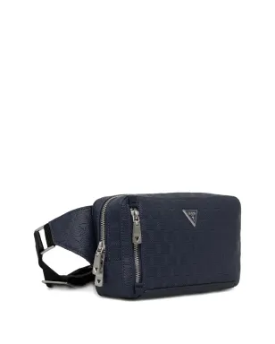 GUESS USA トリーノ ジップ ロゴ ベルトバッグ - ブルー - サムネイル2