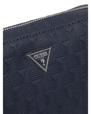 GUESS USA トリーノ ジップ ロゴ ベルトバッグ - ブルー - サムネイル4