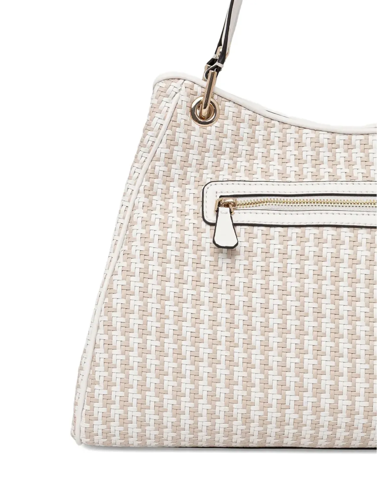 GUESS USA Mirema ウーブン チャーム トートバッグ - 画像3