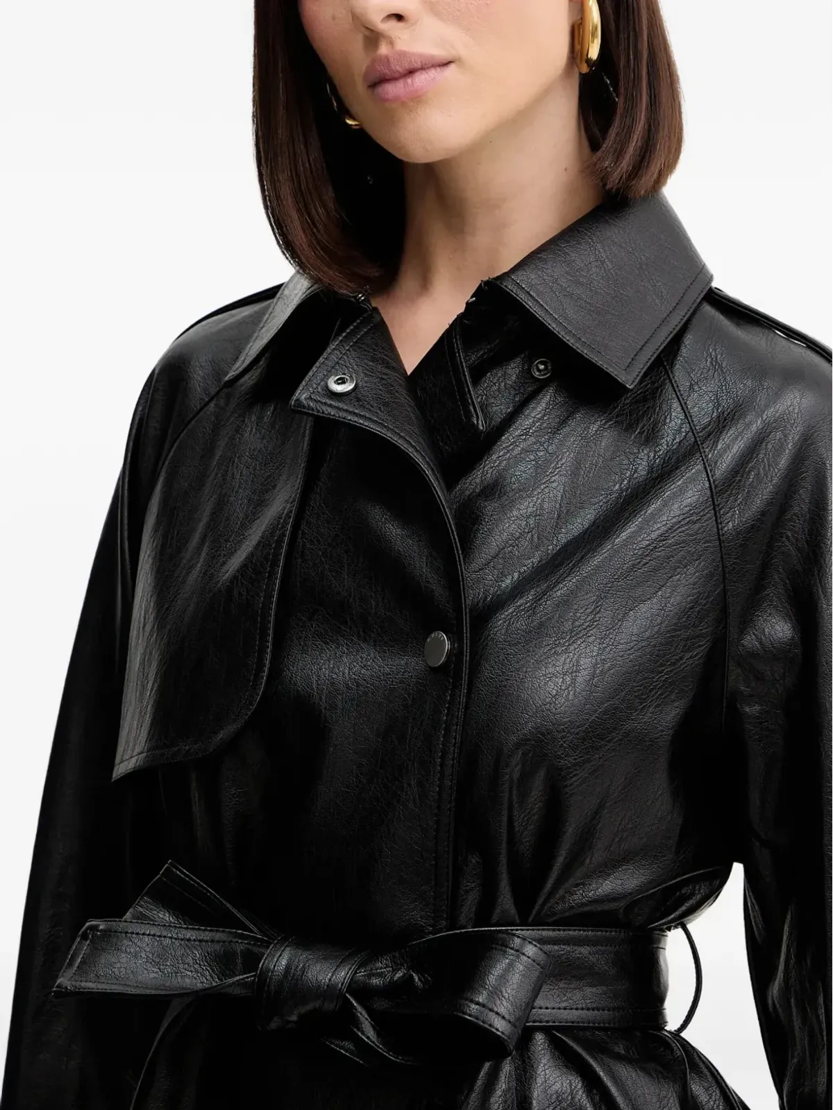 GUESS USA ベルト付きボタンジャケット - 画像4