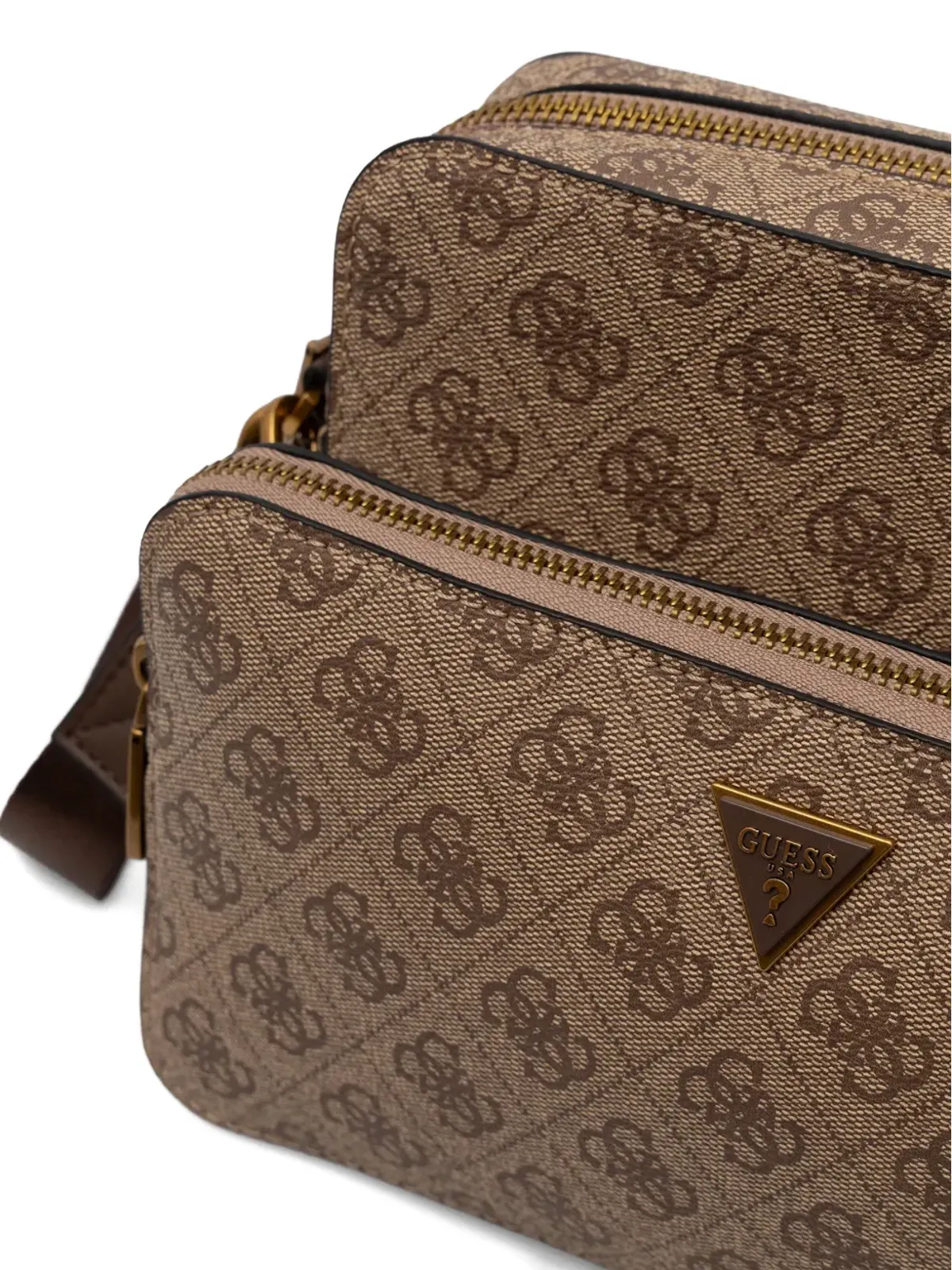 GUESS USA モノグラムジップメッセンジャーバッグ - 画像3