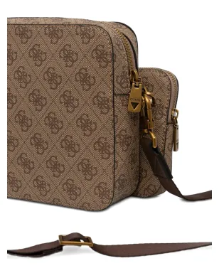 GUESS USA モノグラムジップメッセンジャーバッグ - サムネイル4