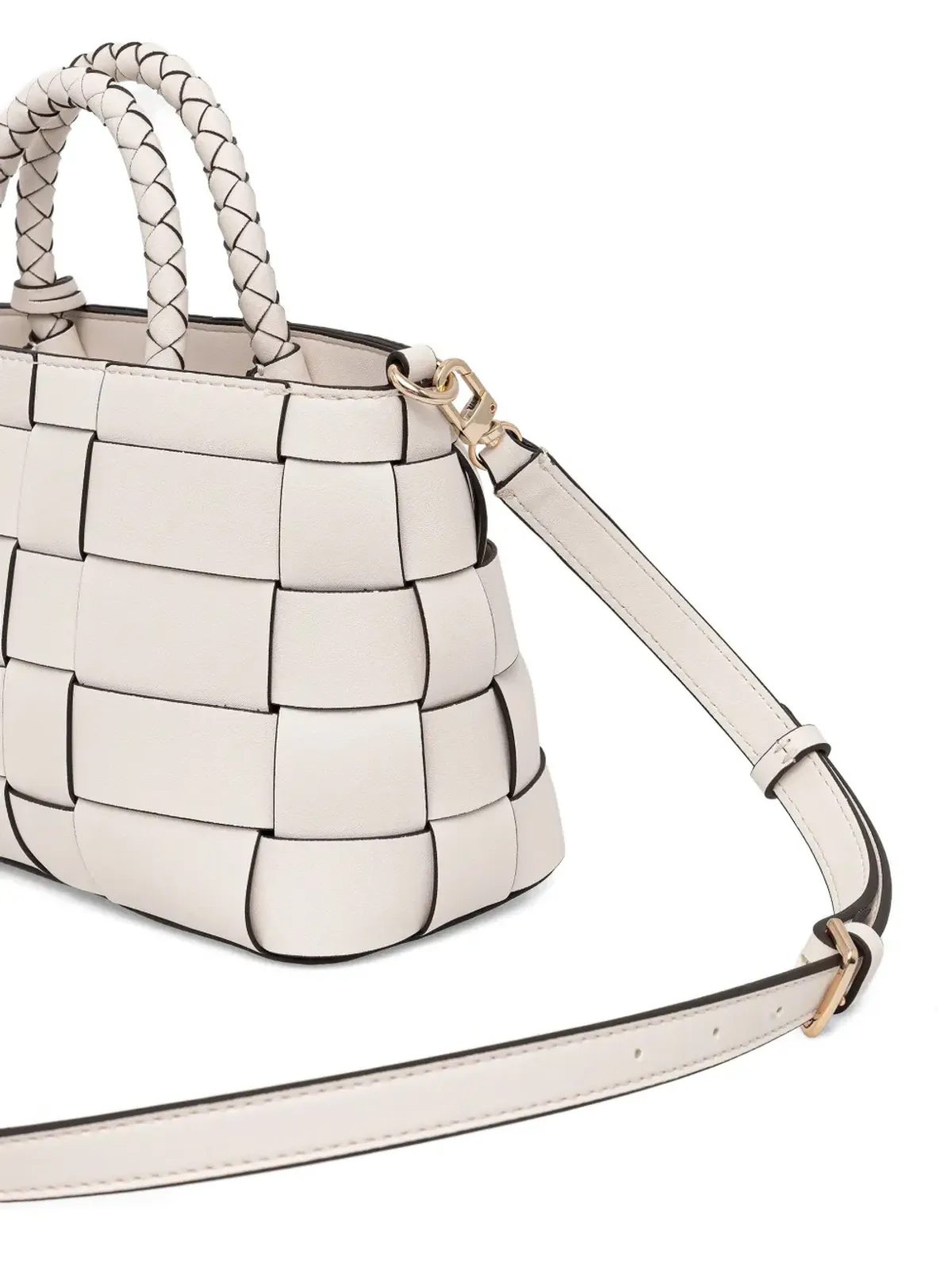 GUESS USA 編み込みハンドル トートバッグ - 画像4