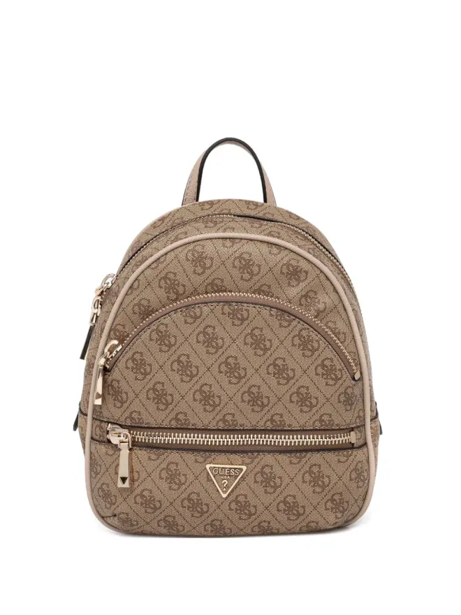 GUESS USA GUESS USA モノグラム柄ジップポケット付きバックパックの商品画像