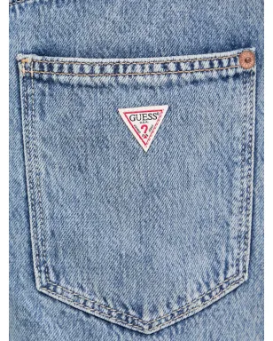 GUESS USA ロゴパッチ付きデニムスカート - サムネイル4