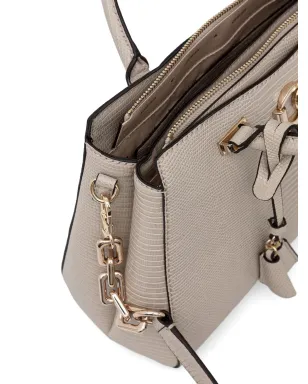 GUESS USA Salinge リザードエフェクト チェーン付き トートバッグ - サムネイル4