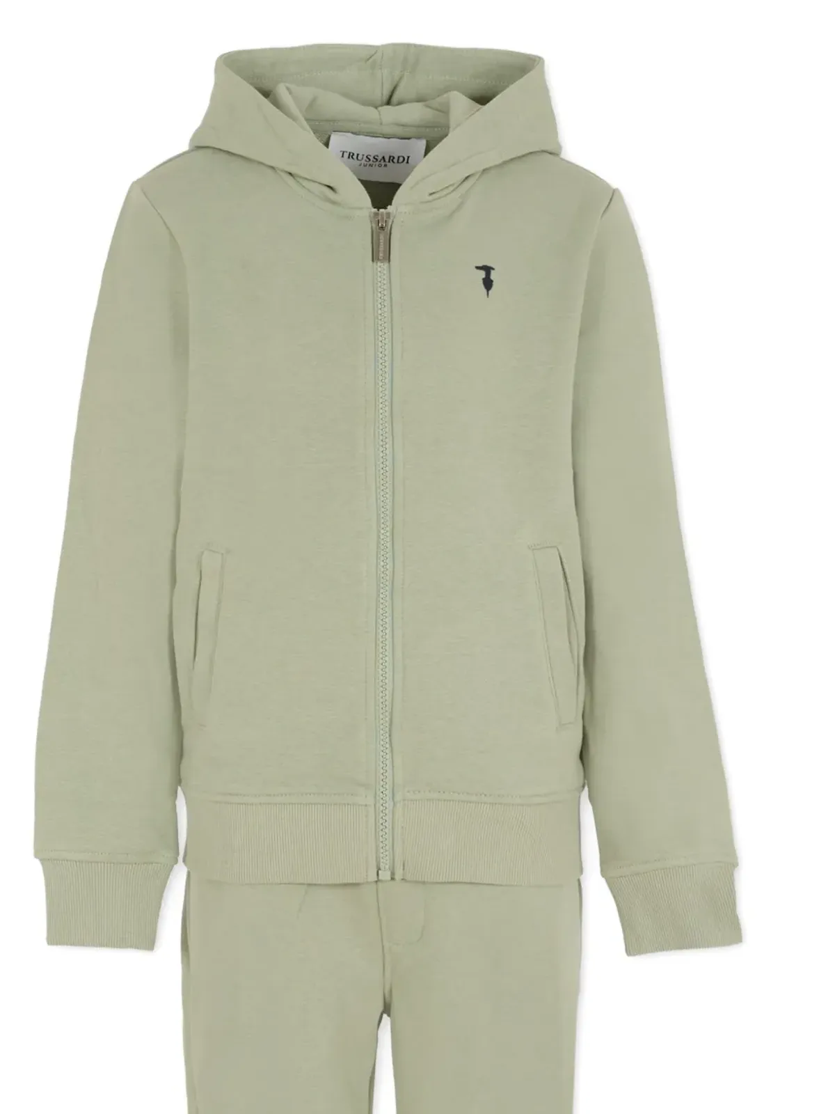 TRUSSARDI JUNIOR フード付きジップアップ・トラックスーツ - 画像4