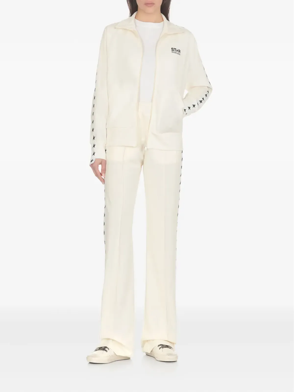 Golden Goose クルーネック コットンTシャツ - ホワイト - 画像2