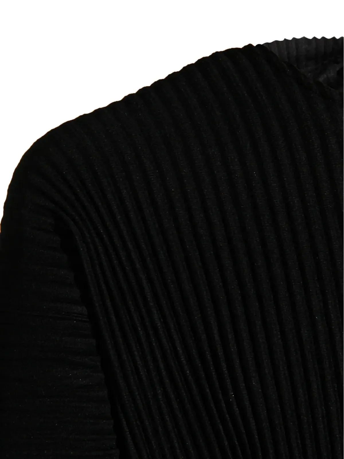 Homme Plissé Issey Miyake プリーツ長袖Tシャツ ブラック - 画像3