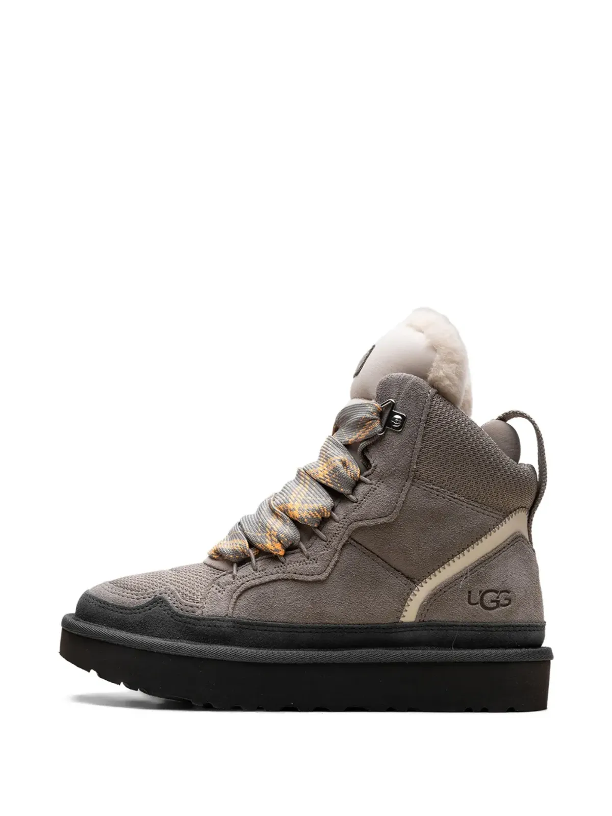 UGG グレーのスエード・ハイカットスニーカー - 画像5