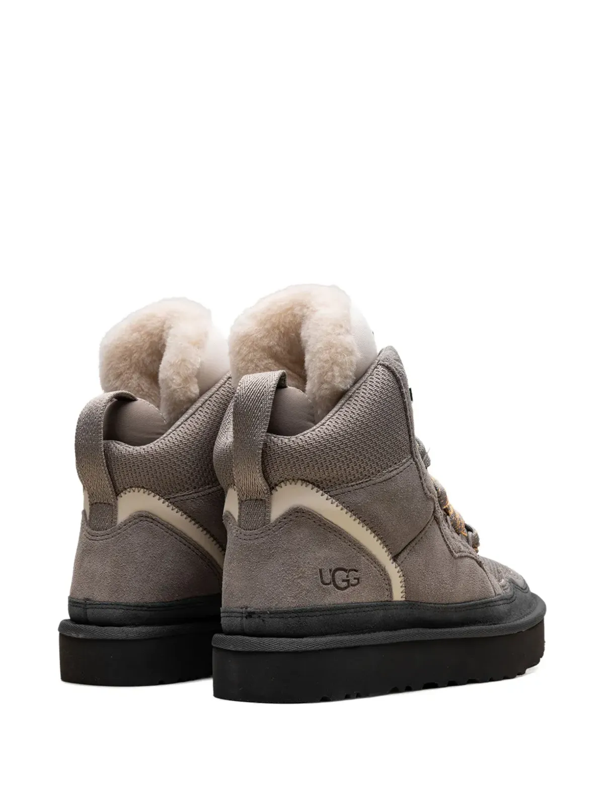 UGG グレーのスエード・ハイカットスニーカー - 画像3