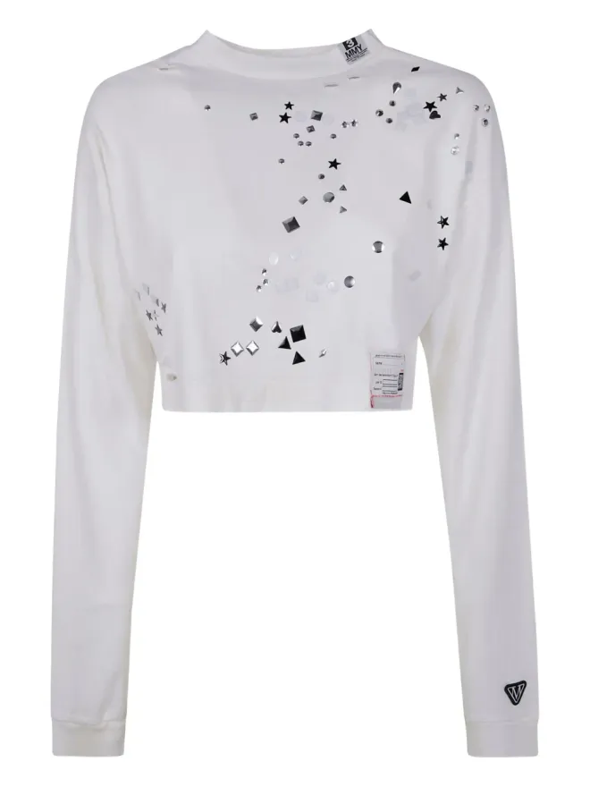 Maison MIHARA YASUHIRO Maison MIHARA YASUHIRO スタッズ付きスウェットシャツの商品画像