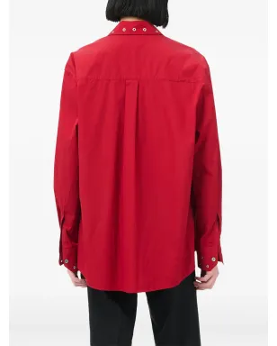 OUR LEGACY Above eyelet shirt - Red - サムネイル4