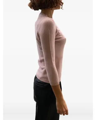 LA ROSE クルーネック カシミヤセーター - サムネイル2