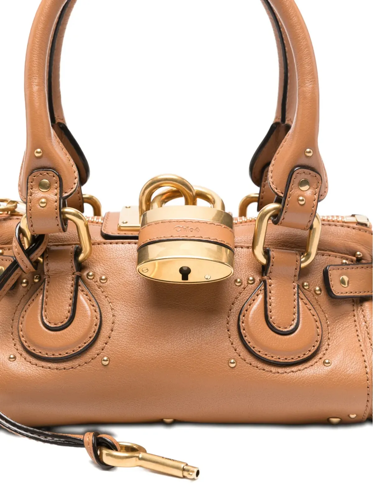 Chloé パディントン レザー パドロック トートバッグ - 画像4