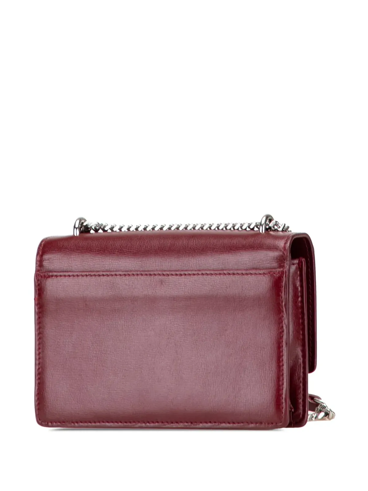 Saint Laurent Pre-Owned カーフスキン・モノグラム・サンセット・チェーンウォレット・クロスボディバッグ - 画像3
