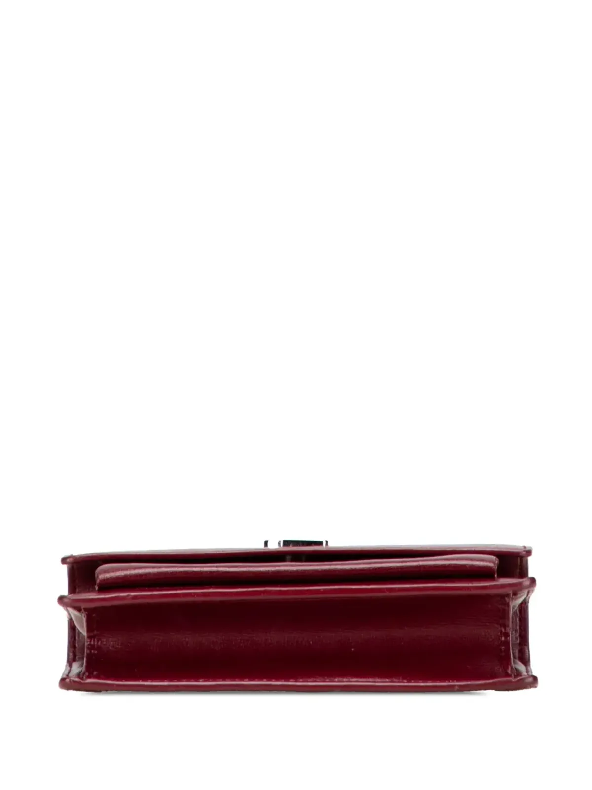 Saint Laurent Pre-Owned カーフスキン・モノグラム・サンセット・チェーンウォレット・クロスボディバッグ - 画像4