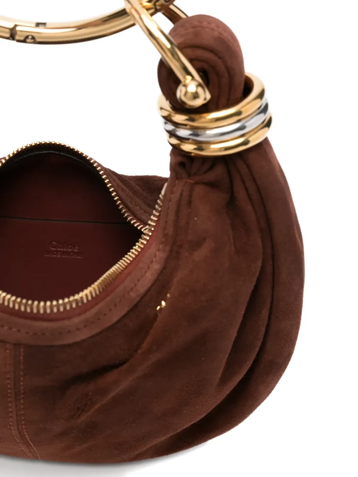 Chloé ミニ ブレスレット ホーボー スエード バッグ - 画像5