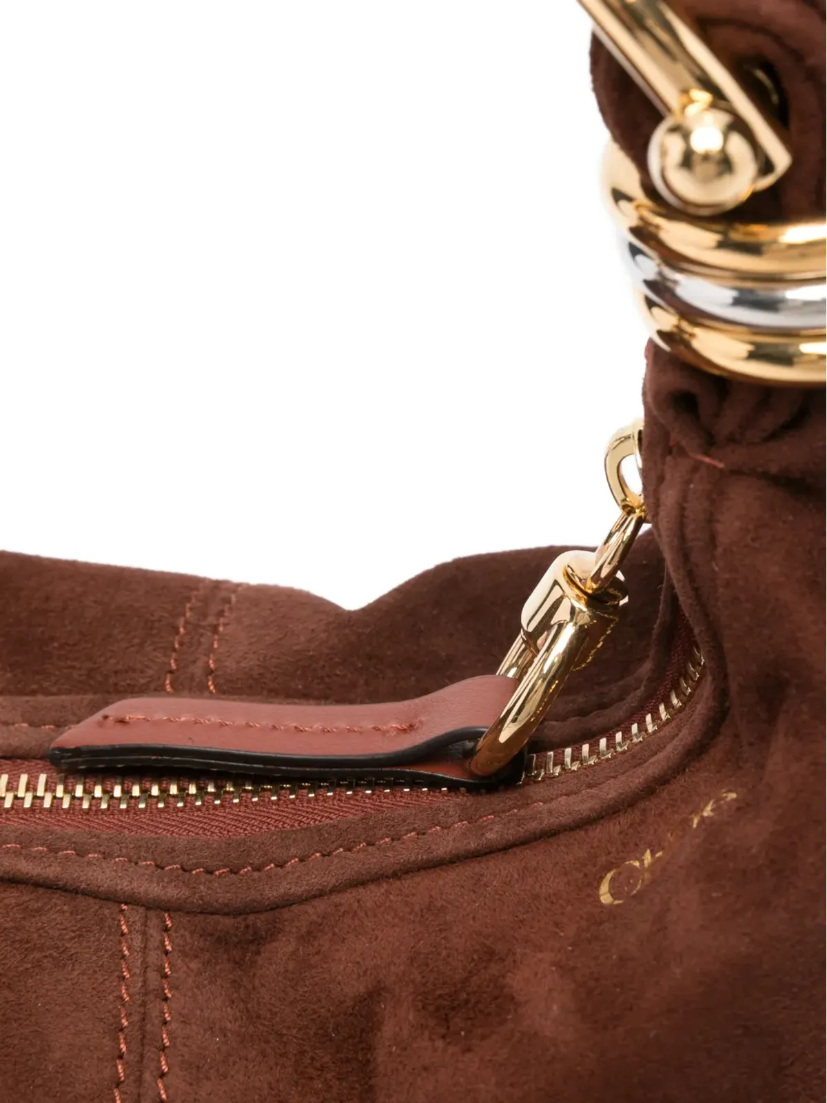 Chloé ミニ ブレスレット ホーボー スエード バッグ - 画像4
