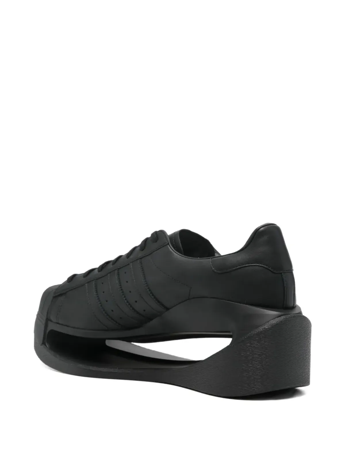 Y-3 プラットフォームレザートレーナー - 画像3