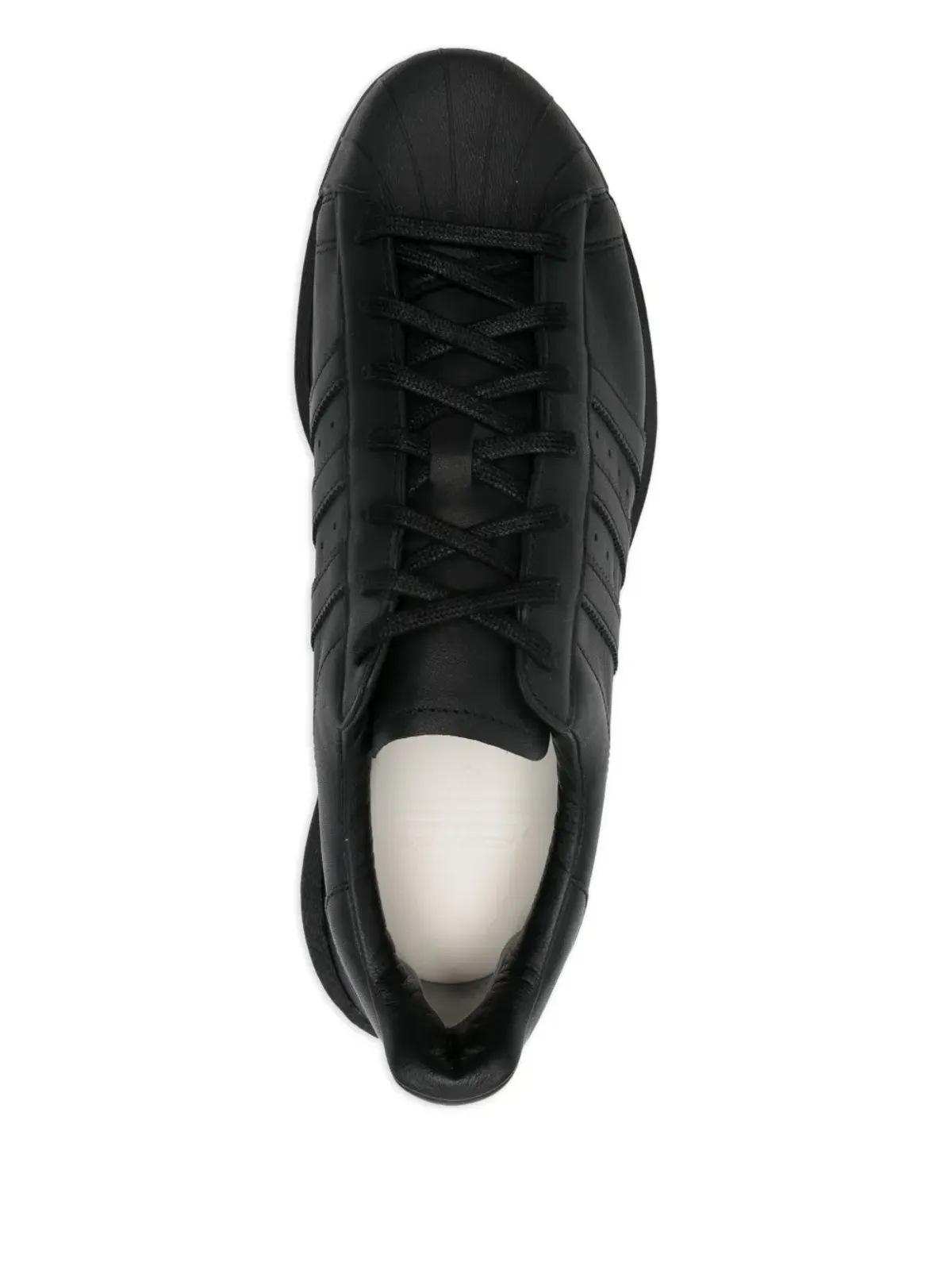 Y-3 プラットフォームレザートレーナー - 画像4