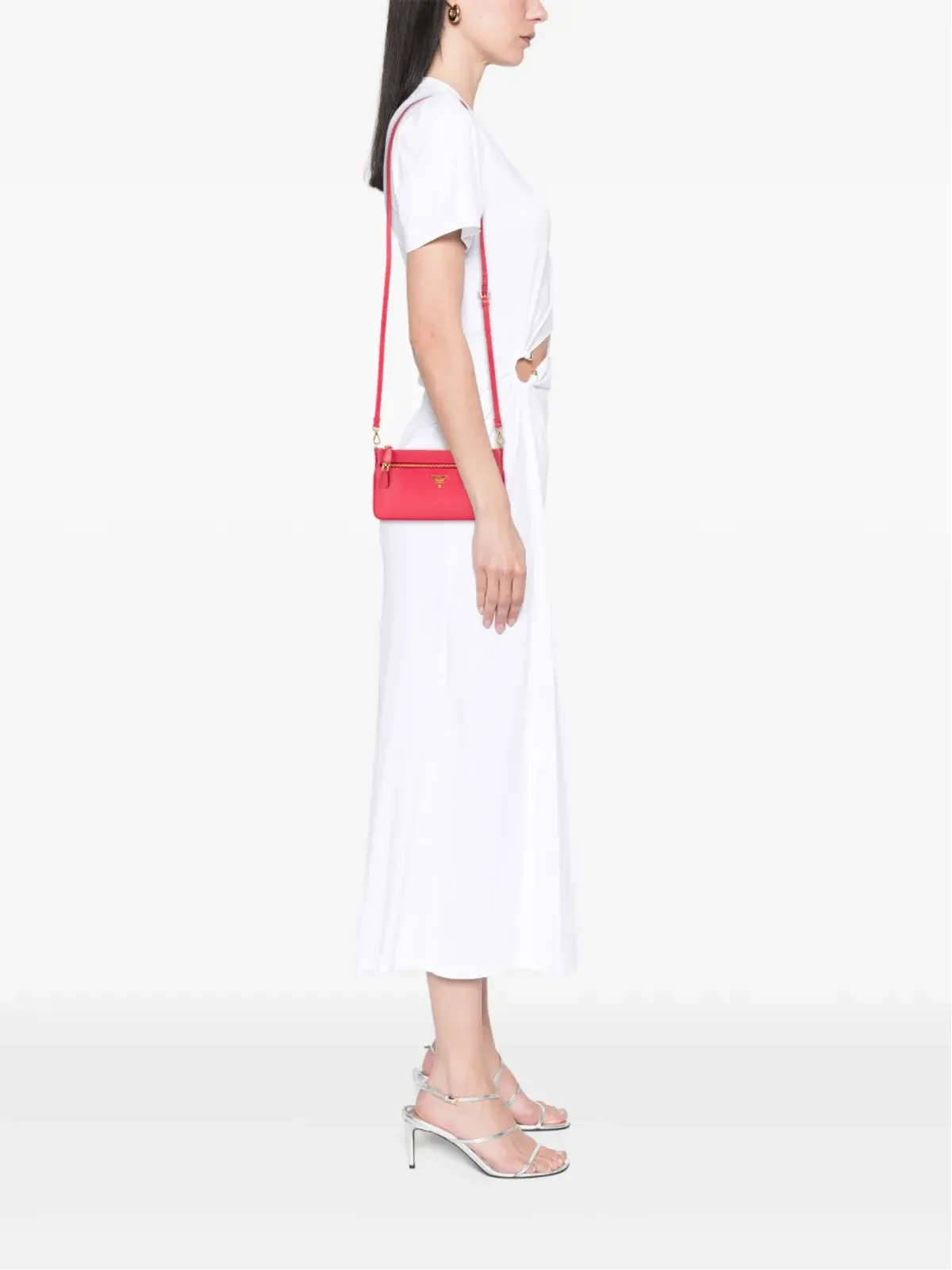 Prada Pre-Owned サフィアーノ クロスボディバッグ - 画像2