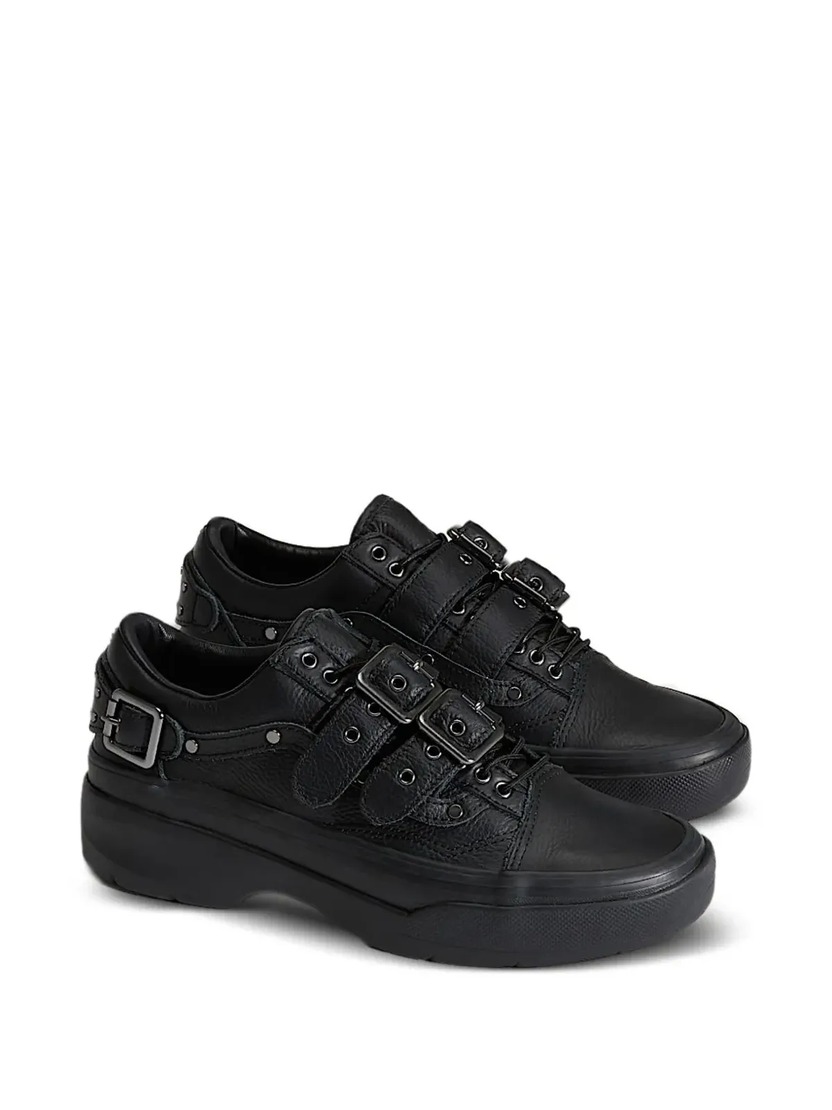 Vans プレミアム オールドスクール ブラック スニーカー - 画像2