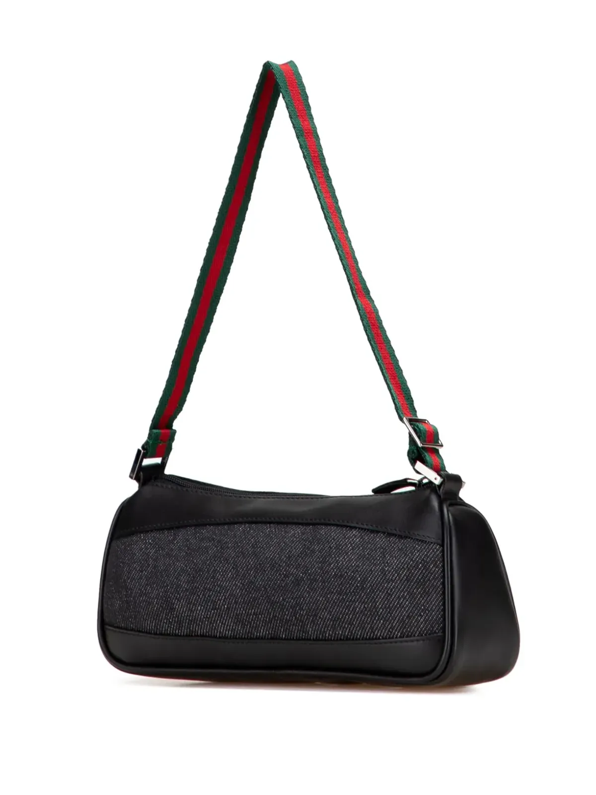 Gucci Pre-Owned デニムウェブショルダーバッグ - 画像3