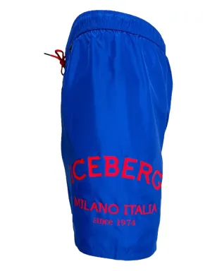 Iceberg ロゴパッチ スイムショーツ - ブルー - サムネイル3
