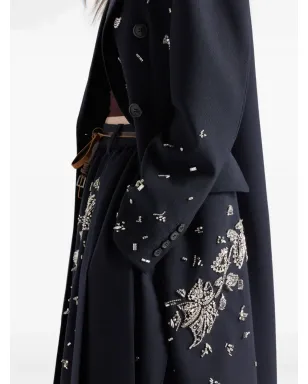Prada プリーツ装飾ミディスカート - サムネイル5